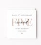 Personalised 5th Anniversary Card – Wood Anniversary for Husband or Wife