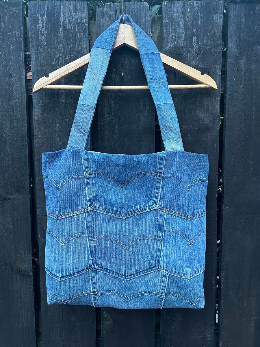 Jeans denim pocket bag - Tote - Shopper
