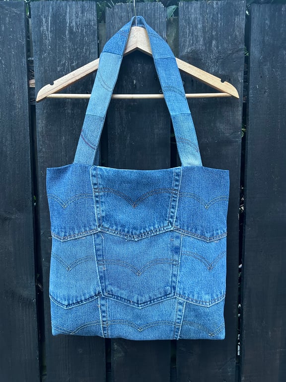 Jeans denim pocket bag - Tote - Shopper