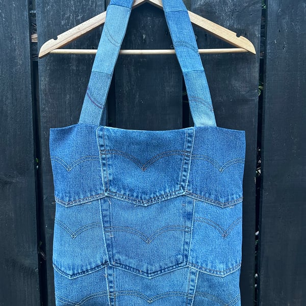 Jeans denim pocket bag - Tote - Shopper