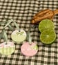 Summer Fruits, Lime - hand painted hanging decorations (set of 3)