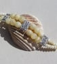 Honey Quartz & Yellow Aragonite Chunky Gemstone Chakra Bracelet "Ainslie" - Image 3