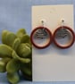 Circle Hoop Statement Earrings 
