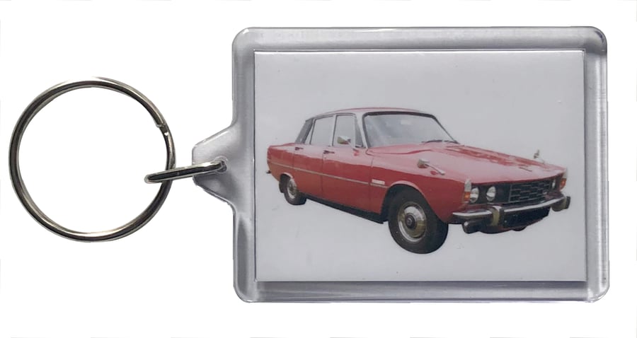 Rover 3500 P6 1972 - Keyring with 50x35mm Insert 
