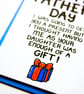 Funny, Joke Father's Day Card For Dad From His Daughter - Image 3