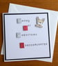Granddaughter First Christmas Card - Reindeer - Image 10