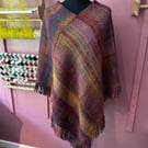 Rustic Coloured Handwoven Poncho
