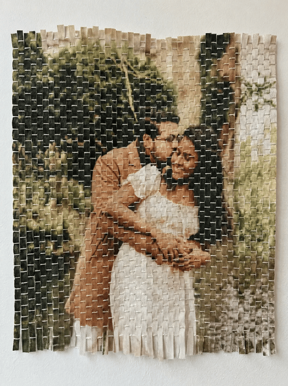 A4 Custom Woven Photograph