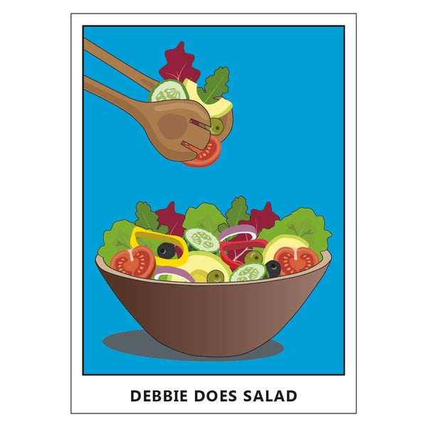 Salad Postcard