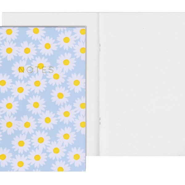 Plain Pages A5 Notebook - Daisy