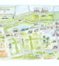 Jane Austen Walking and Cycling Trails 100% Cotton Tea Towel  - Image 3