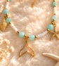 Handmade Coastal Charm Anklet in a Gift Bottle  - Image 2