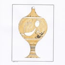 The Cat And Mouse Lidded Cup