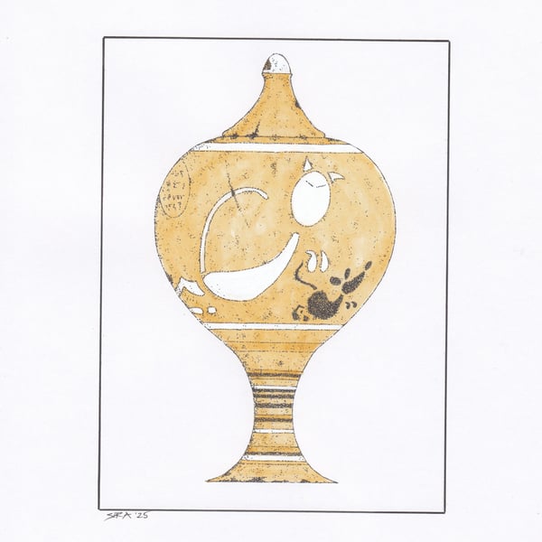 The Cat And Mouse Lidded Cup