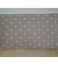 Tempur Travel Pillow Cover SMALL Polka Dots Beige Spots 16x10  - Image 1