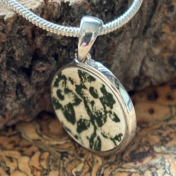 Handmade Pendant, Unique, Eco Friendly Christmas Gifts, Sterling Silver.