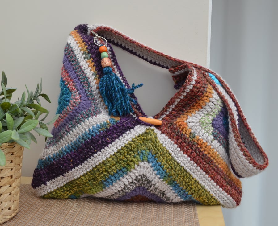 Triangle Bag In Earthy Colours