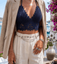 Handmade Ember & Ivy Crochet Festival Bralette: Adjustable Cotton Crop Top - Image 5