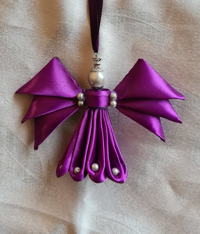 Ribbon Angel - Purple - Style 2