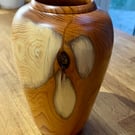 Unique Yew Vase - a living story