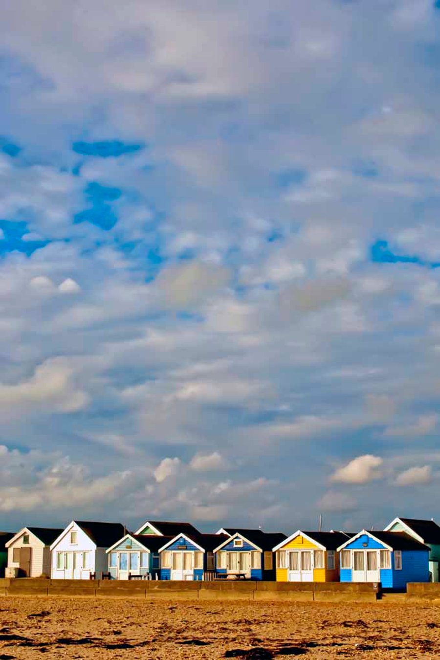 Beach Huts Hengistbury Head Dorset England Photograph Print