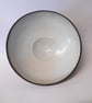 Bowl Stunning Black Vulcan Clay Striped Durable Stoneware Bowl Centrepiece. - Image 2