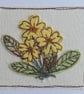Embroidered Primrose Card - Image 2