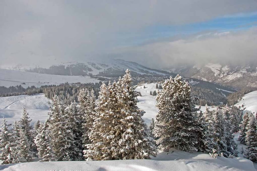 Courchevel 3 Valleys French Alps France Photograph Print