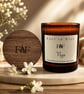 Orange Blossom, Jasmine & Amber Candle - Coconut Wax - Handmade Gift Box - Image 9
