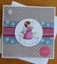 Angel Christmas Card - Happy Christmas - Image 5