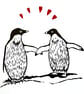 Penguin Lino Printed Card - Image 2