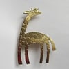 giraffe brooch