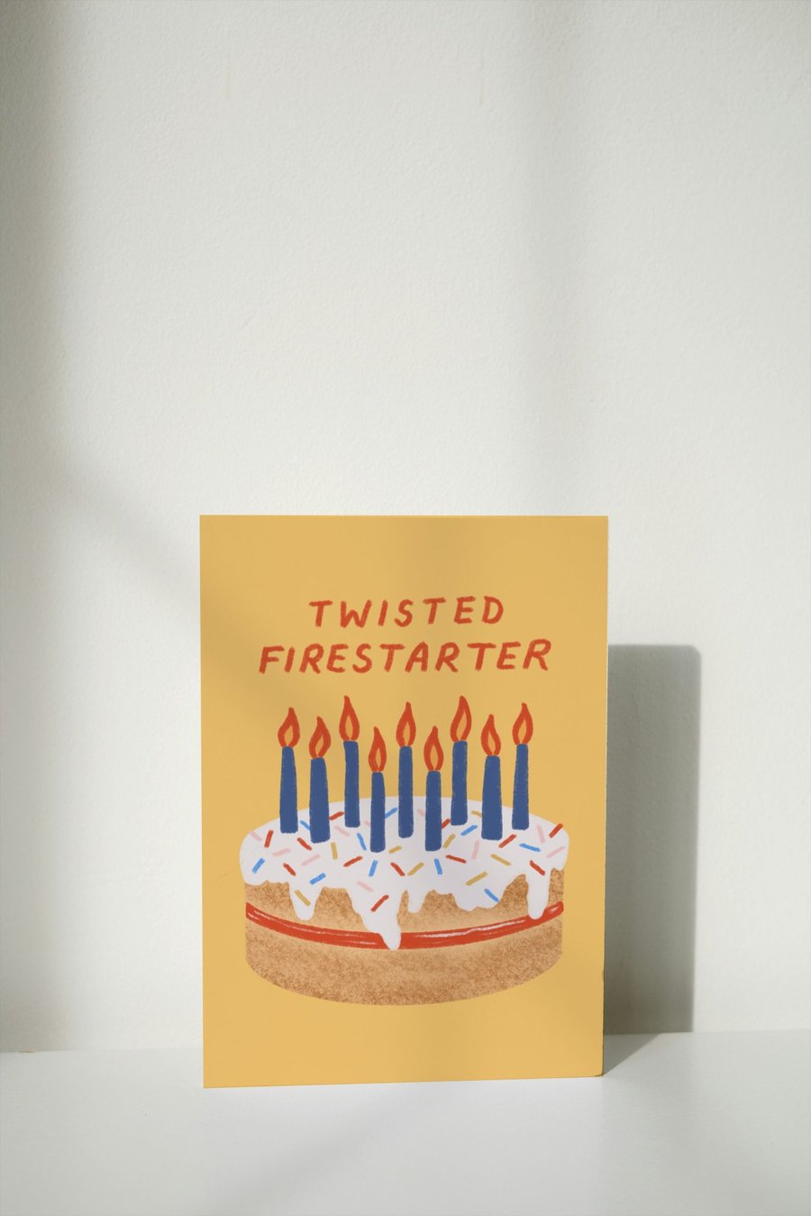 Twisted Firestarter A6 Birthday Card