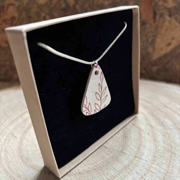 Handmade Pendant Necklace, Unique, One of a Kind, Eco Friendly Gifts zero waste