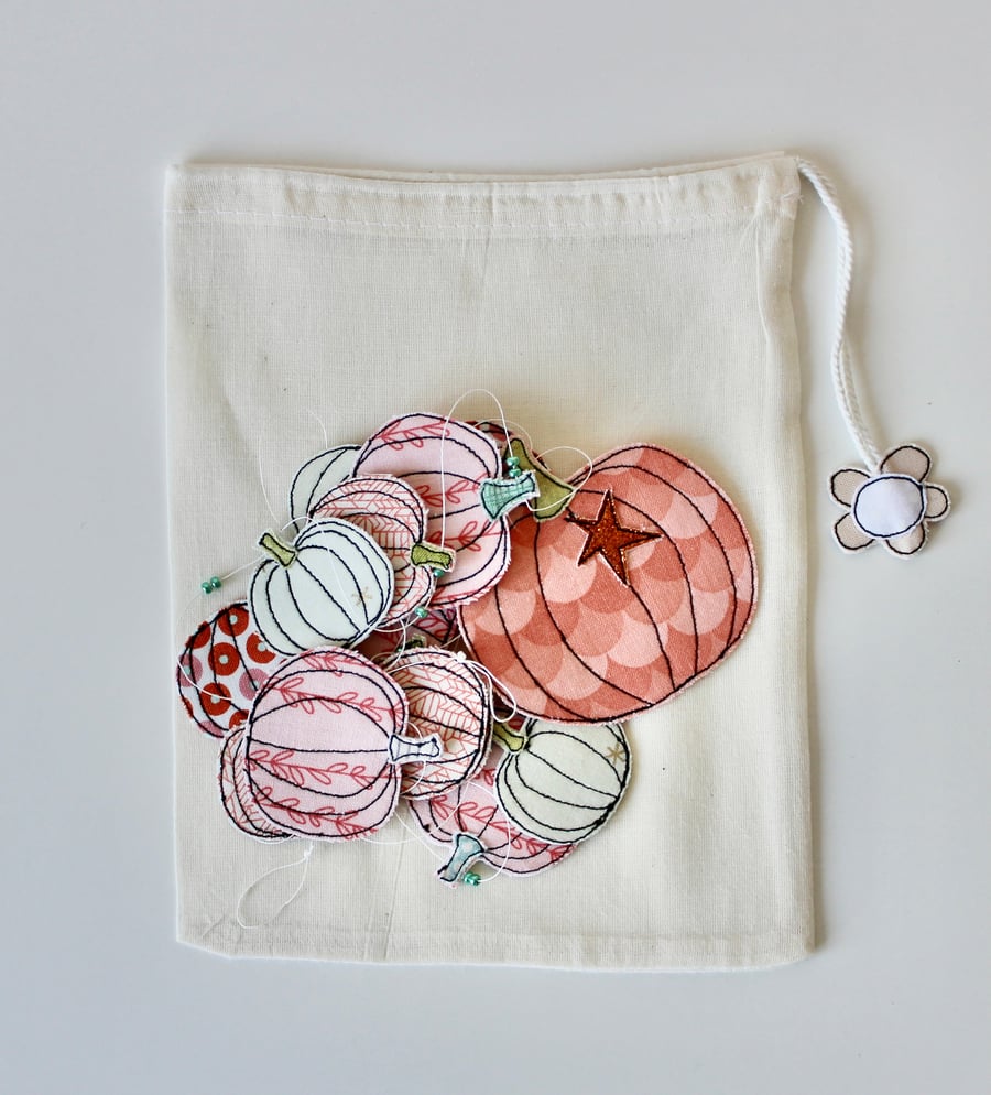 Pumpkin Garland 2 - Hanging Decoration