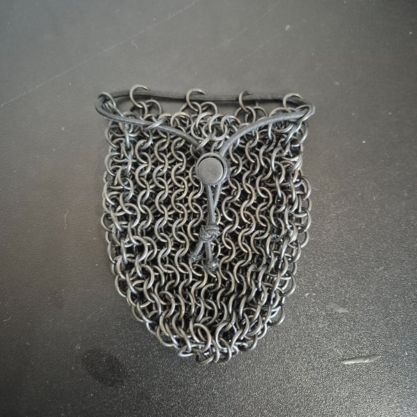 Small Chainmaille Dice & Coin Pouch