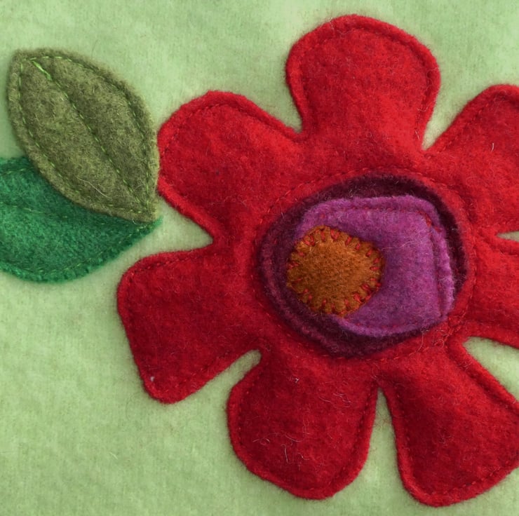 Cashmere Recycled Hot Water Bottle Cover with A... Folksy