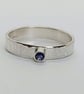 Sterling silver Iolite ring size Q Ladies ring - Image 1