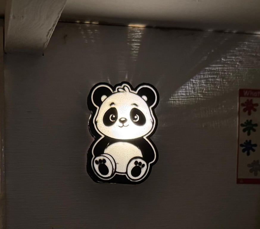 Cute Panda light 12th Scale