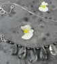 Rutilated quartz teardrop necklace - Image 3