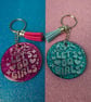 Lets Go Girls Cowboy Style Keyring - Image 1