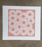 Days Eyes - Original Lino Print Peach