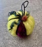 Hand Felted Pumpkin Hanging Decoration  - Image 5