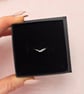  Wishbone Trilogy Ring Size - F.5 (UK) - Handmade, Sterling Silver, CZ - Image 7