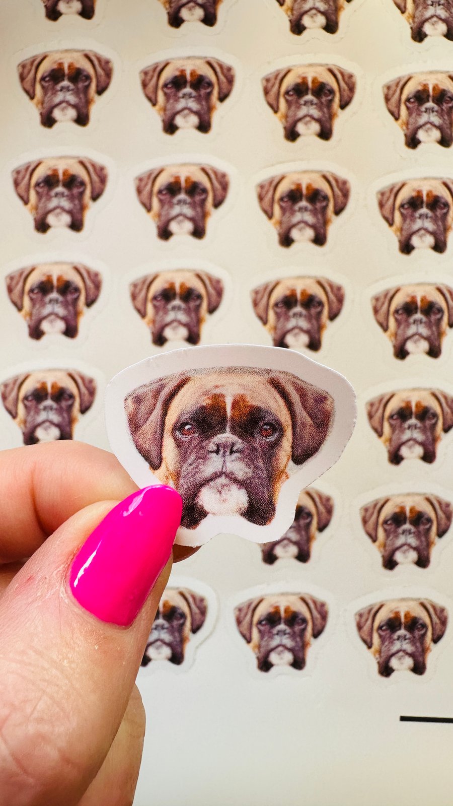 Personalised custom pet face photo sticker, cat, dog, animal