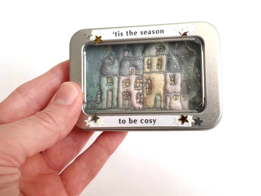 Christmas tin, Christmas decoration, Christmas ornamet, Christmas magnet