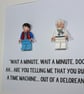 Back to the Future Framed LEGO Minifigures - Choose I II or III - Movie Gift - Image 3