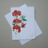original hand painted greetings card ( ref FA 242 B1 )