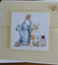 Rabbit & Watering Can Card - New Baby, Birthday,  Easter  - Image 1