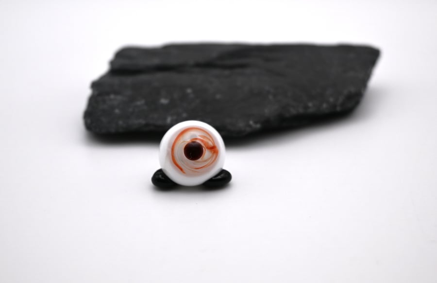small glass eye ball keepsake figure
